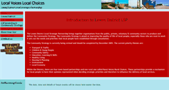 Desktop Screenshot of localvoices.fastnet.co.uk